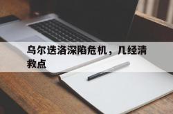 开云体育入口-乌尔迭洛深陷危机，几经清救点