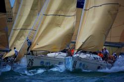 开云体育入口-新西兰帆船运动员在比赛中突围